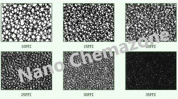 Reticulated Vitreous Carbon Foam RVC Glassy Carbon Foam